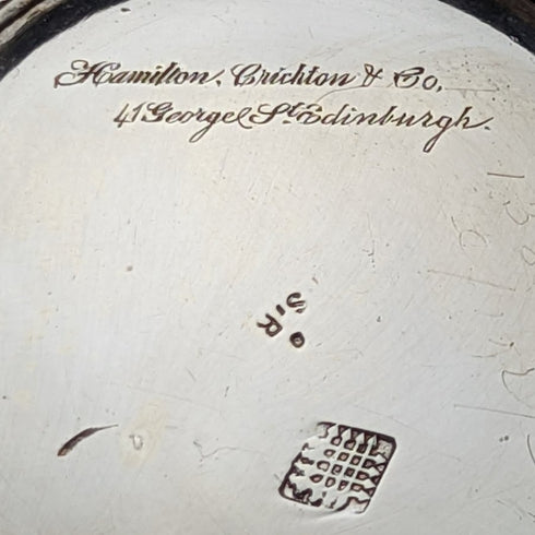 Around 1865 British antique silver plate cream jug